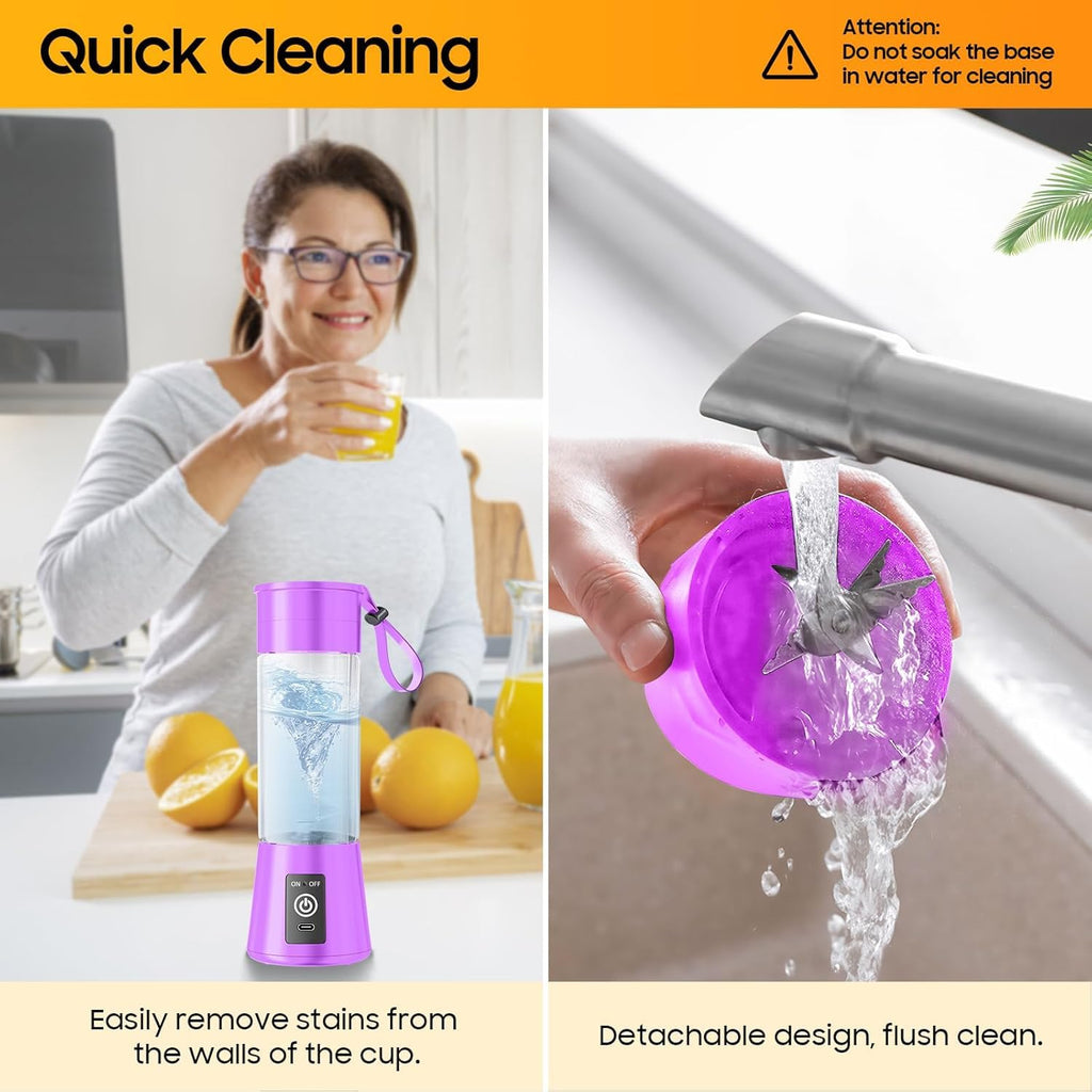 Portable USB Rechargeable Smoothie Blender
