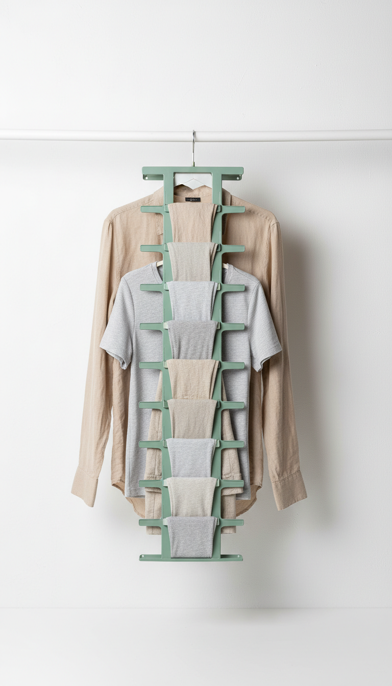 Space-Saving 10-in-1 Magic Hanger