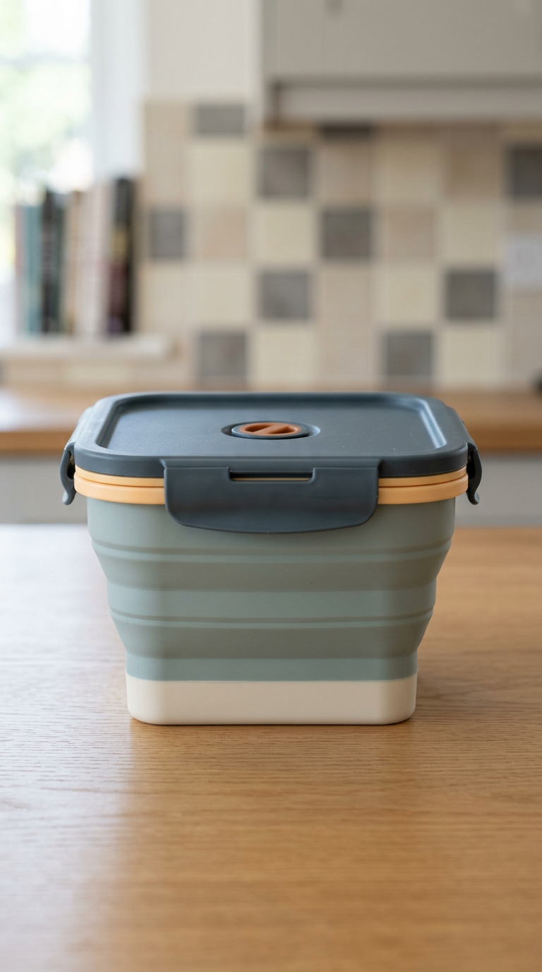 Collapsible Silicone Food Storage Container